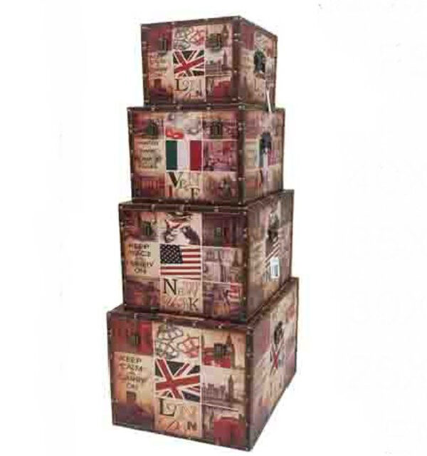 Baúl Decorativo Armoniosa Prisma (SET/4)