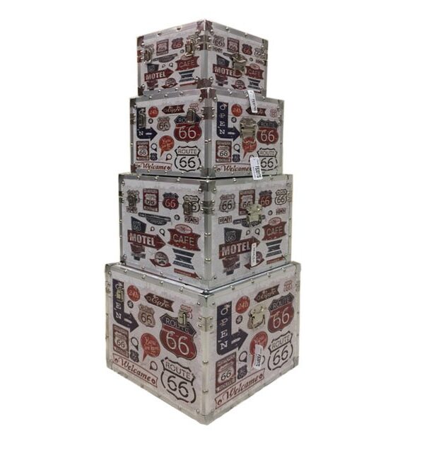 Baúl Decorativo Radiante Prisma (SET/4)