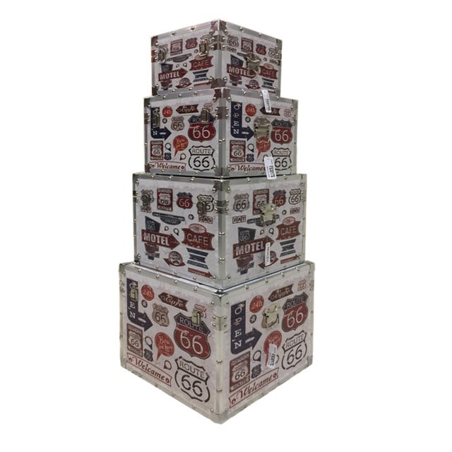 Baúl Decorativo Radiante Prisma (SET/4)