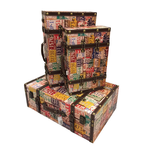 Baúl Decorativo Sofisticada Prisma (SET/3)