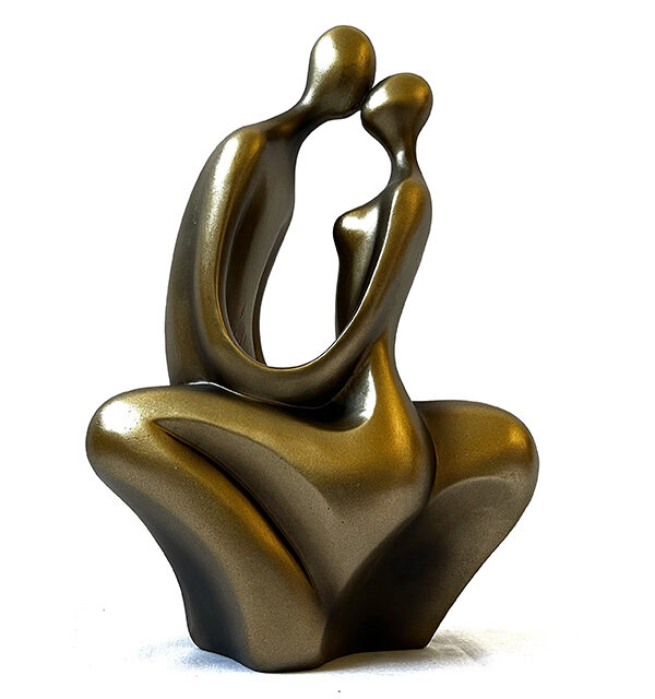 Abstracta Pareja Abrazada Serena Prisma