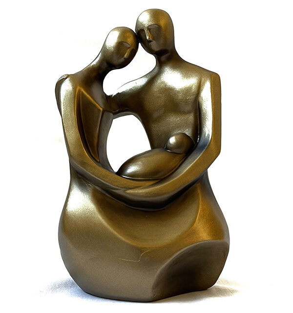 Abstracta Pareja Abrazada Noble Prisma