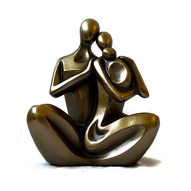 Abstracta Familia Abrazada Urbana Prisma