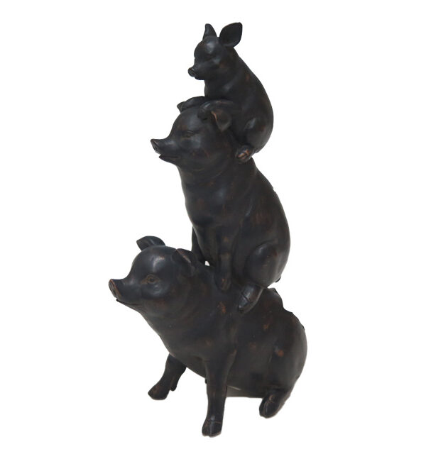 Figura decorativa de puerquitos Esencia de Abundancia