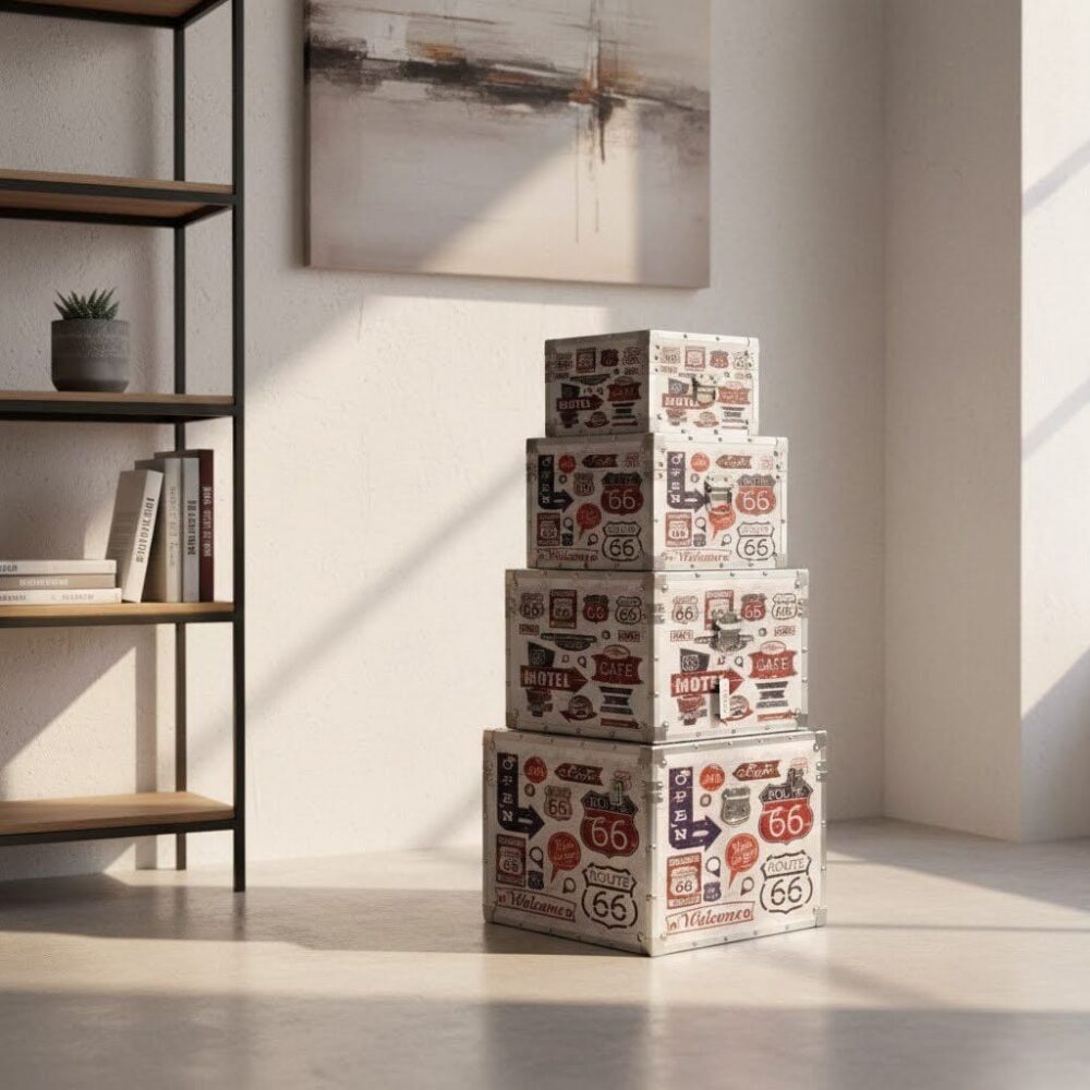 Baúl Decorativo Radiante Prisma (SET/4)