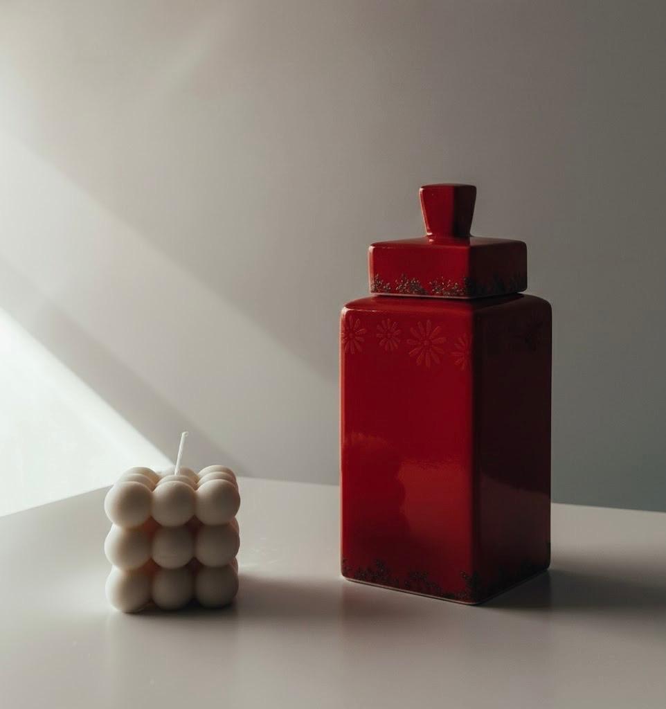 Jarrón Decorativo Vanguardista Orbe