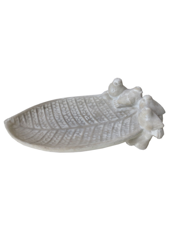 Figura decorativa natural Hoja Imperial